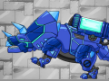 Žaidimas Combine! Dino Robot Tyrano Red + Tricera Blue