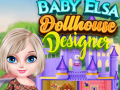 Žaidimas Baby Elsa Dollhouse Designer