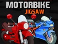Žaidimas Cartoon Motorbike Jigsaw