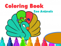 Žaidimas Coloring Book: Zoo Animals