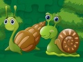 Žaidimas Cute Snails Jigsaw