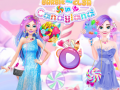 Žaidimas Barbie and Elsa in Candyland