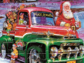 Žaidimas Santa Trucks Jigsaw