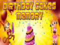 Žaidimas Birthday Cakes Memory