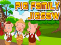 Žaidimas Pig Family Jigsaw