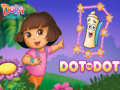 Žaidimas Dora The explorer Dot to Dot