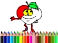 Žaidimas Back To School: Fruits Coloring