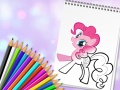 Žaidimas Cute Pony Coloring Book
