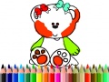 Žaidimas Back to School: Sweet Bear Coloring