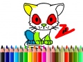 Žaidimas Back To School: Cat Coloring