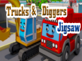 Žaidimas Trucks & Digger Jigsaw 