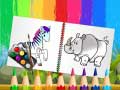 Žaidimas Funny Animals Coloring Book