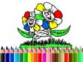 Žaidimas Back to School: Flowers Coloring