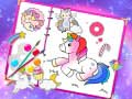 Žaidimas Fabulous Cute Unicorn Coloring Book