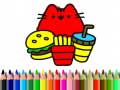 Žaidimas Back To School: Cute Cats Coloring