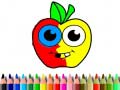 Žaidimas Back To School: Apple Coloring Book