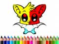 Žaidimas Cute Bat Coloring Book