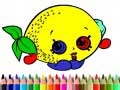 Žaidimas Back To School: Fruits Coloring Book