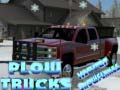 Žaidimas Hidden Snowflakes Plow Trucks