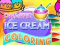 Žaidimas Online Ice Cream Coloring