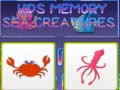 Žaidimas Kids Memory Sea Creatures
