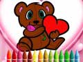 Žaidimas Animals Valentine Coloring