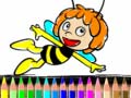 Žaidimas Back To School Maja the Bee Coloring Book