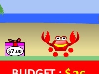 Žaidimas Crab shopping