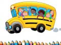 Žaidimas School Bus Coloring Book