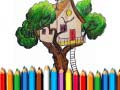 Žaidimas Tree House Coloring Book