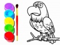 Žaidimas Eagle Coloring Book