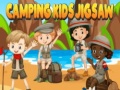 Žaidimas Camping kids jigsaw