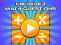 Žaidimas Unlimited Math Questions