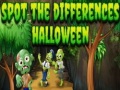 Žaidimas Spot the differences halloween