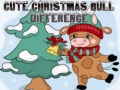 Žaidimas Cute Christmas Bull Difference