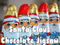 Žaidimas Santa Claus Chocolate Jigsaw