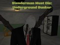 Žaidimas Slenderman Must Die: Underground Bunker