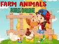 Žaidimas Farm Animals Puzzles Challenge