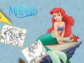 Žaidimas The Little Mermaid Coloring Book