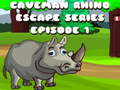 Žaidimas Caveman Rhino Escape Series Episode 1