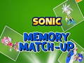 Žaidimas Sonic Memory Match Up
