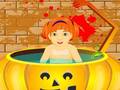 Žaidimas Little Baby Halloween Bathing