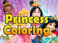 Žaidimas Princess Coloring