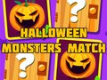 Žaidimas Halloween Monsters Match