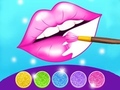 Žaidimas Glitter Lips Coloring Game