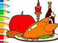 Žaidimas Coloring Book: Thanksgiving Day