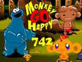 Žaidimas Monkey Go Happy Stage 742