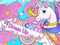 Žaidimas Unicorn Dress Up Coloring Book