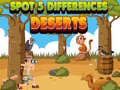 Žaidimas Spot 5 Differences Deserts