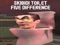 Žaidimas Skibidi Toilet Five Difference